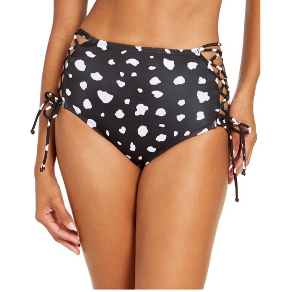 SUNDAZED Spot On Printed Stella High Waist Bottom M - Picture 2 of 3
